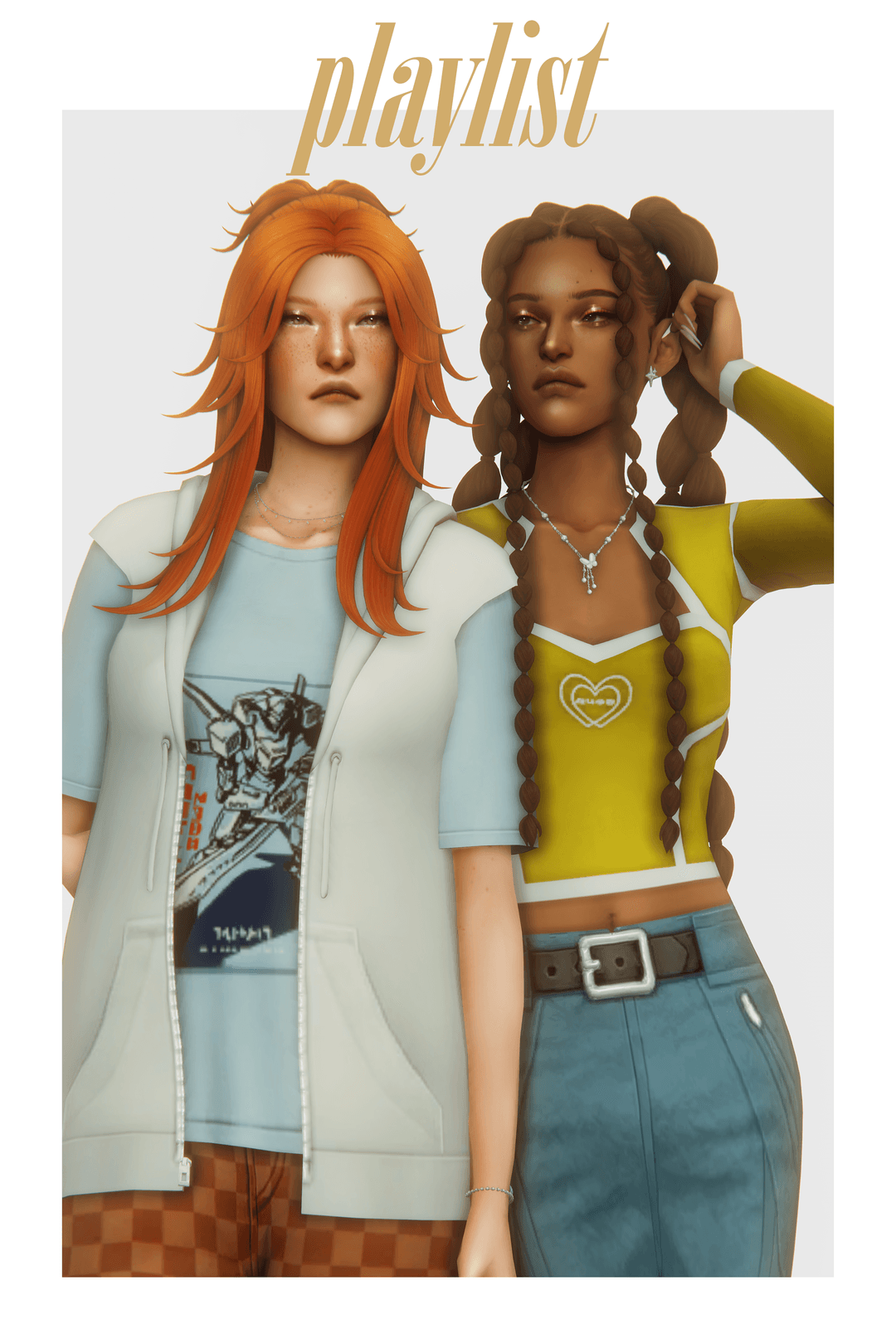 Скриншот мода Коллекция одежды Playlist cc pack